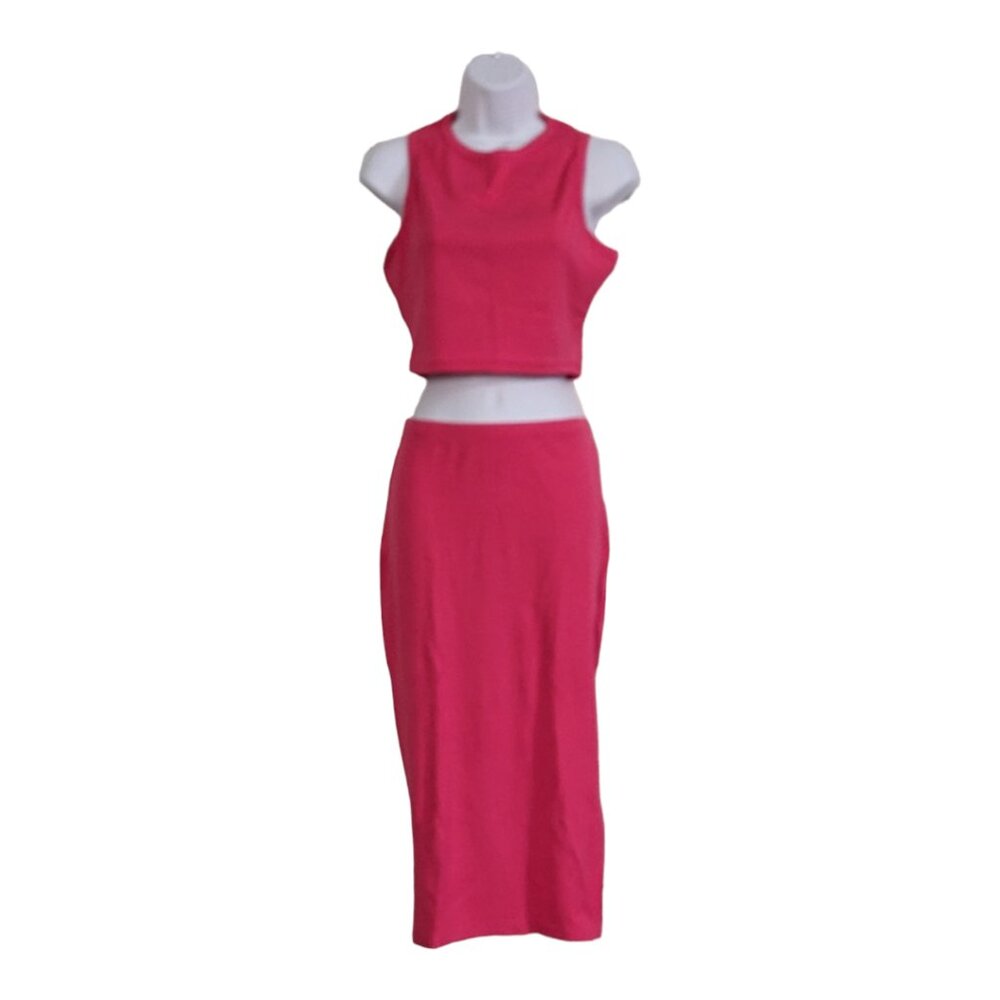 2 piece tank and skirt set - size Large